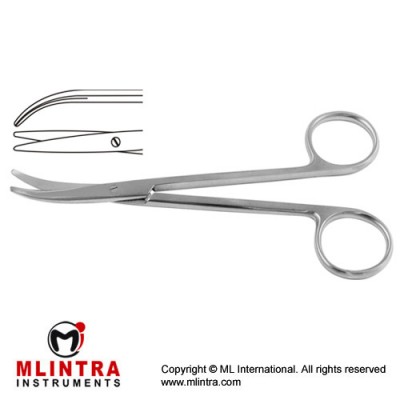 Cinelli Nasal Scissor Curved Stainless Steel, 11.5 cm - 4 1/2" Cinelli Nasal Scissor Curved Stainless Steel, 11.5 cm - 4 1/2"